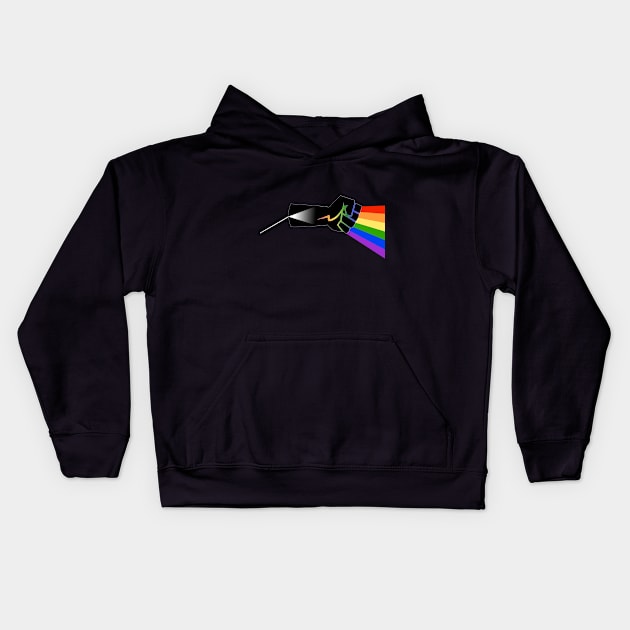 Pride Resist Kids Hoodie by Thea Math